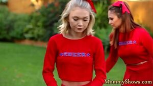Take charge stepmom pussylicking cute cheerleader