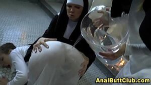 Pain in the neck dildo nun disinfected make a blunder - EMPFlix