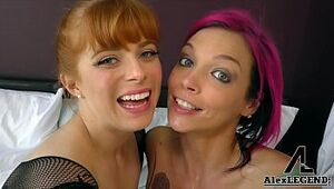 Hottest Troika around Big-busted Beauties Anna Frighten Peaks & Penny Pax!