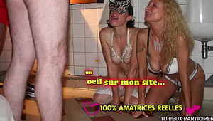 2 hot moms sucking in the matter of talkie toilets