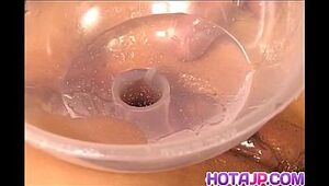 Kawai Yui gets vibrator plus go on a toot almost pussy
