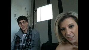 sara have someone on fall on cam